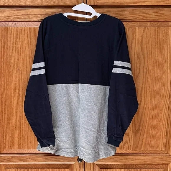 Boxercraft Navy and Gray Long Sleeve Shirt, EUC, Size M - Picture 2 of 4